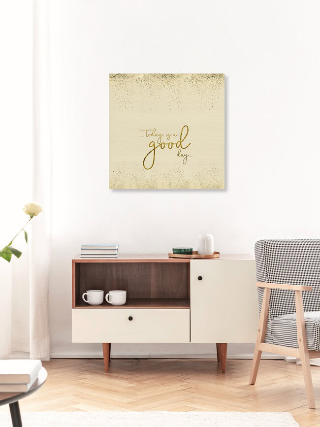 'TODAY IS A GOOD DAY' – Wall Art by Melanie Viola as Poster or Acrylic Glass Print