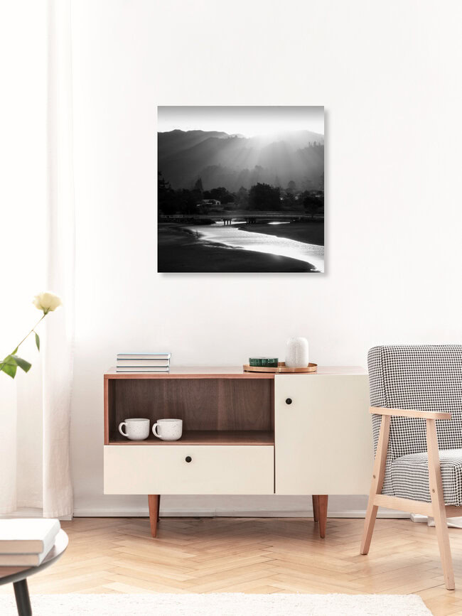 SUNBURST, Neuseeland – Fotokunst von Christian Janik als Poster oder Acrylglasbild