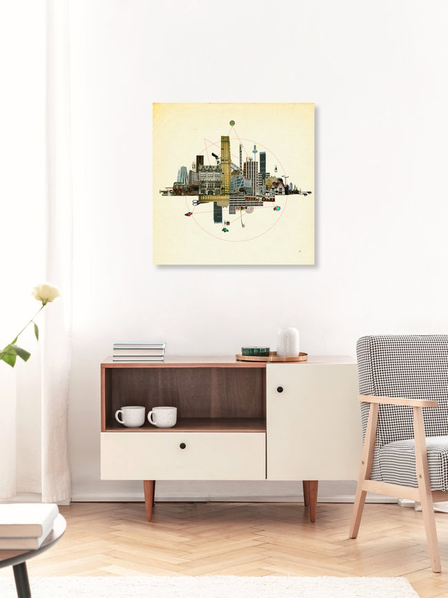 'Collage City Mix 8' – Wall Art by Marko Köppe as Poster or Acrylic Glass Print
