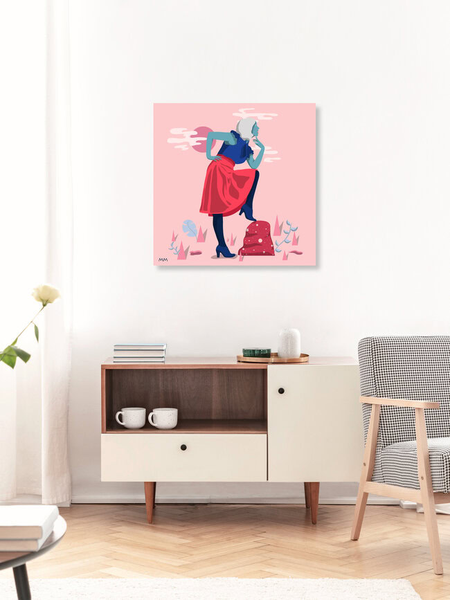 'Decide you Future with your own decision' – Wall Art by Matias Misael as Poster or Acrylic Glass Print