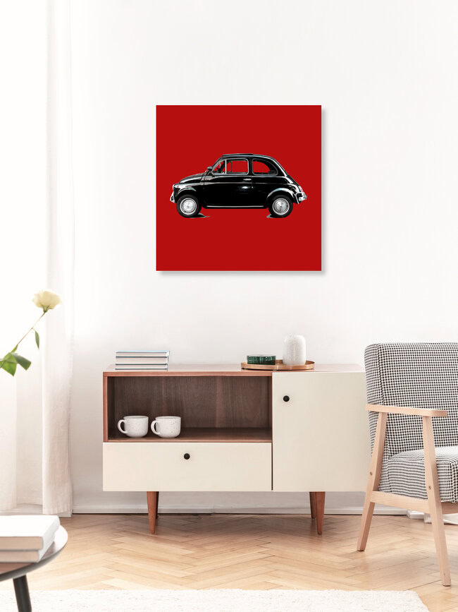 Wandbild 'bambino red' – Kunst von Steffi Louis als Poster oder Acrylglasbild