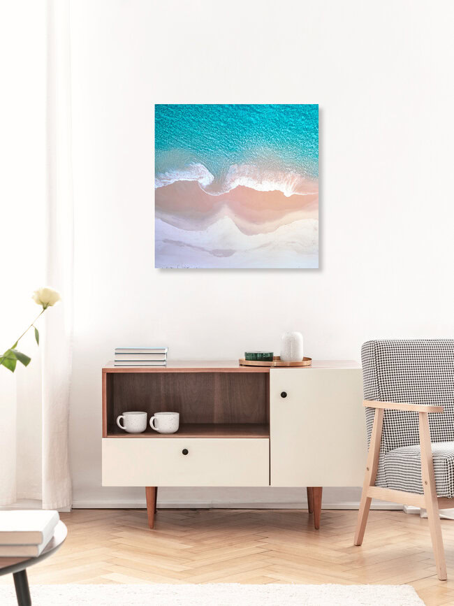 The Curl (square), Australien – Fotokunst von Sandflypictures - Thomas Enzler als Poster oder Acrylglasbild