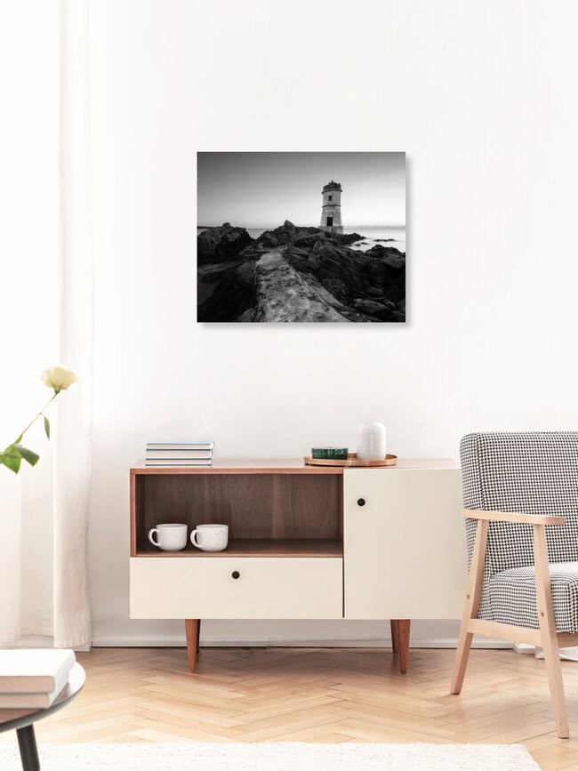 Cape Ferro Leuchtturm, Italien – Fotokunst von Christian Janik als Poster oder Acrylglasbild