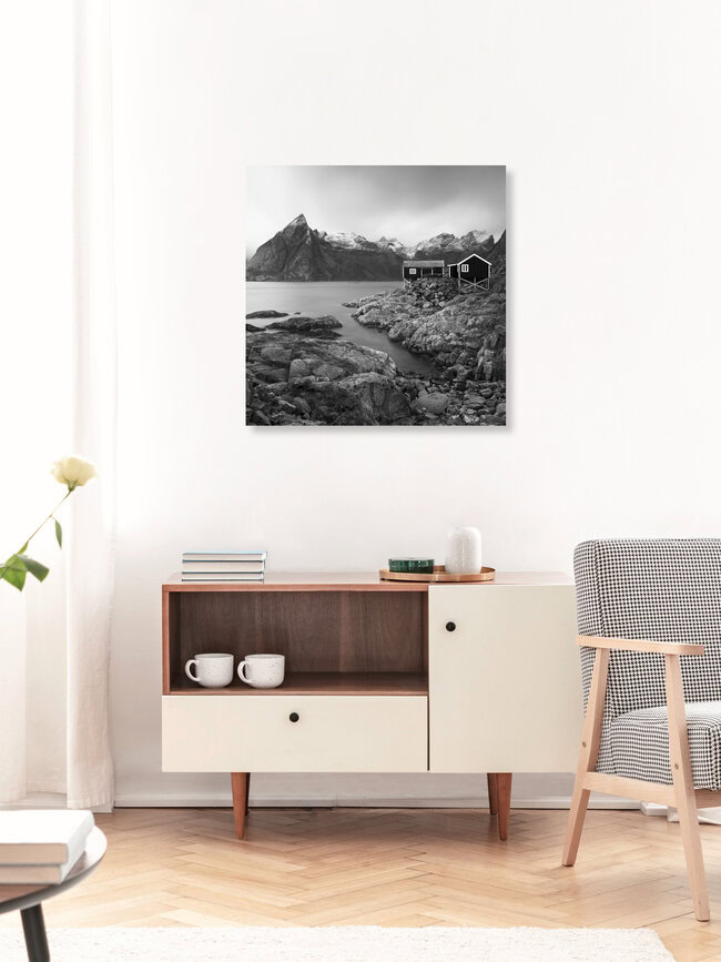 Hamnøy Lofoten, Norwegen – Fotokunst von Ronny Behnert als Poster oder Acrylglasbild
