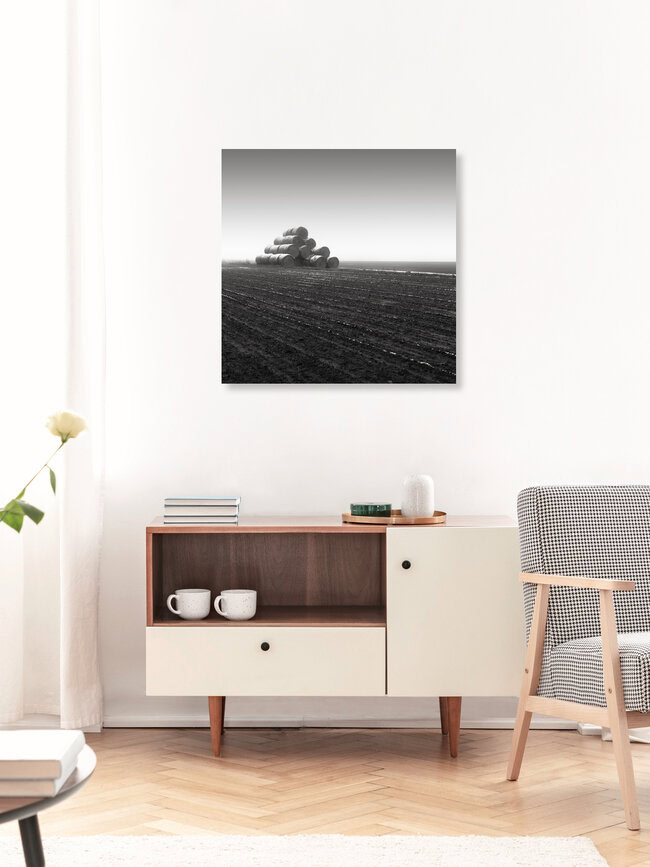 Bales of straw in a field, Germany – wall art by Thomas Wegner as Poster or Acrylic Glass Print