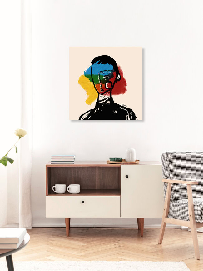 Wandbild 'Colori primari' – Kunst von Marika Grimaldi als Poster oder Acrylglasbild