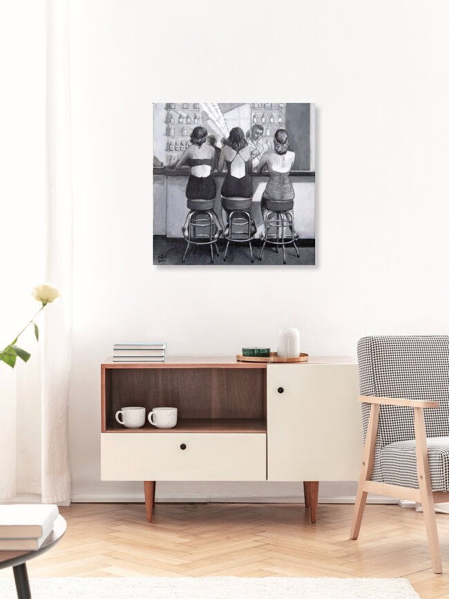 'Soda Fountain' – Wall Art by Sarah Morrissette as Poster or Acrylic Glass Print