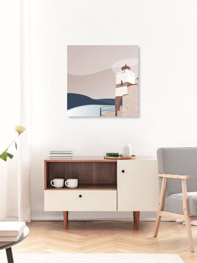 Wandbild 'The Lighthouse' – Kunst von Genna Campton als Poster oder Acrylglasbild
