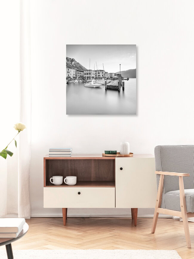 Sunrise Gargnano - Lago di Garda, Italy – wall art by Dennis Wehrmann as Poster or Acrylic Glass Print