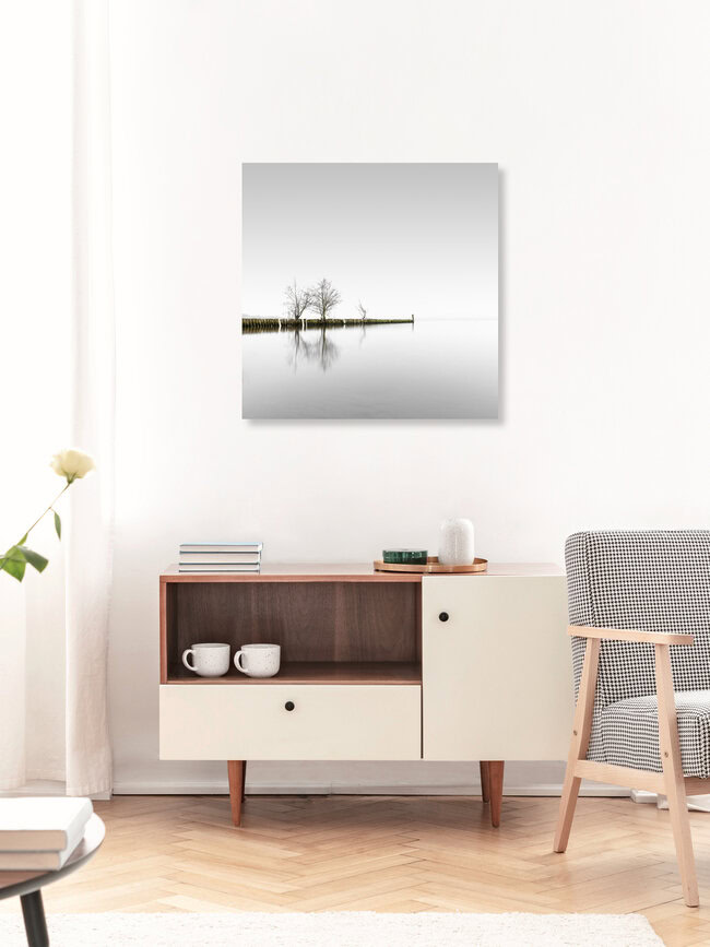 Distant on a solitary day | Schwielowsee, Deutschland – Fotokunst von Ronny Behnert als Poster oder Acrylglasbild