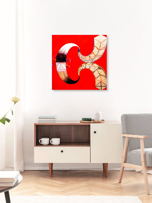 'Hilma af Klint – The Swan Nr. 9' – Wall Art by Art Classics as Poster or Acrylic Glass Print
