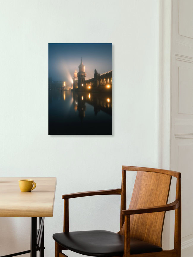 Oberbaumbrücke Berlin, Deutschland – Fotokunst von Patrick Noack als Poster oder Acrylglasbild