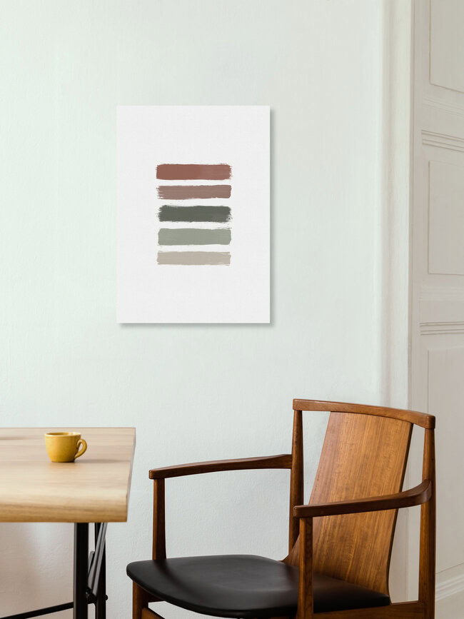 Ombre Earth Tones, Hong Kong – wall art by Orara Studio as Poster or Acrylic Glass Print