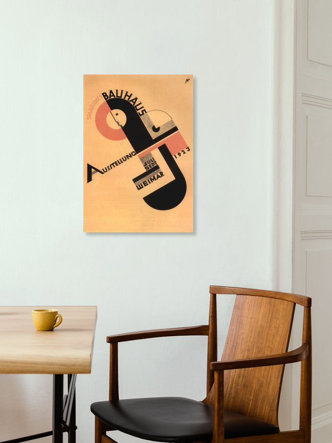 Wandbild 'Staatliches Bauhaus Ausstellung' – Kunst von Bauhaus Collection als Poster oder Acrylglasbild