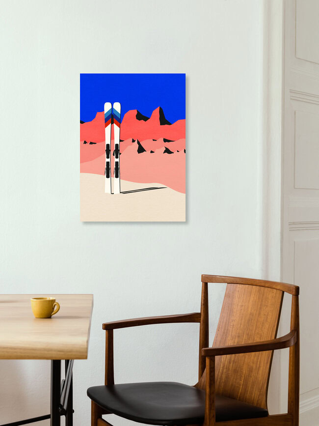 Ski Alpin, Deutschland – Fotokunst von Rosi Feist als Poster oder Acrylglasbild