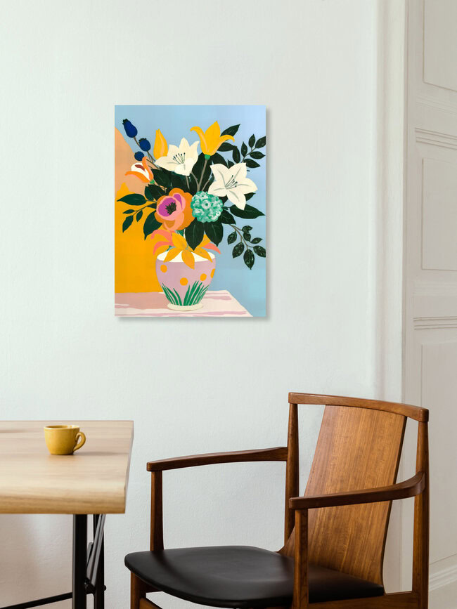 'The Bloom' – Wall Art by Uma Gokhale as Poster or Acrylic Glass Print