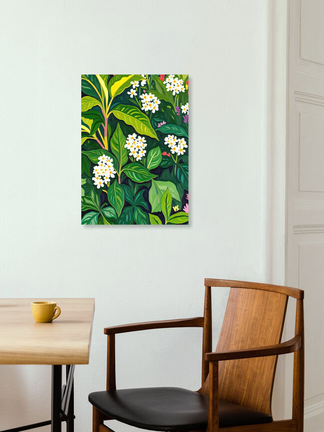 'Beneath The Jungle Canopy' – Wall Art by Uma Gokhale as Poster or Acrylic Glass Print