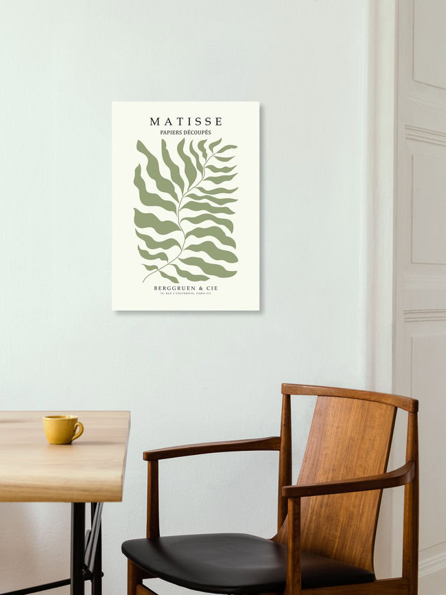 'Henri Matisse - The Cut Outs Print beige-green' – Wall Art by Art Classics as Poster or Acrylic Glass Print