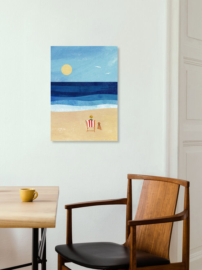 'By the Sea' – Wall Art by Henry Rivers as Poster or Acrylic Glass Print