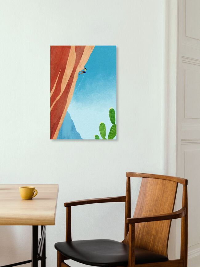 'Canyon Climb' – Wall Art by Henry Rivers as Poster or Acrylic Glass Print
