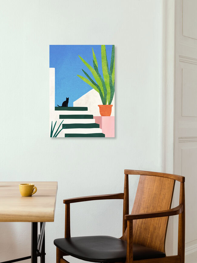 'Cat' – Wall Art by Henry Rivers as Poster or Acrylic Glass Print