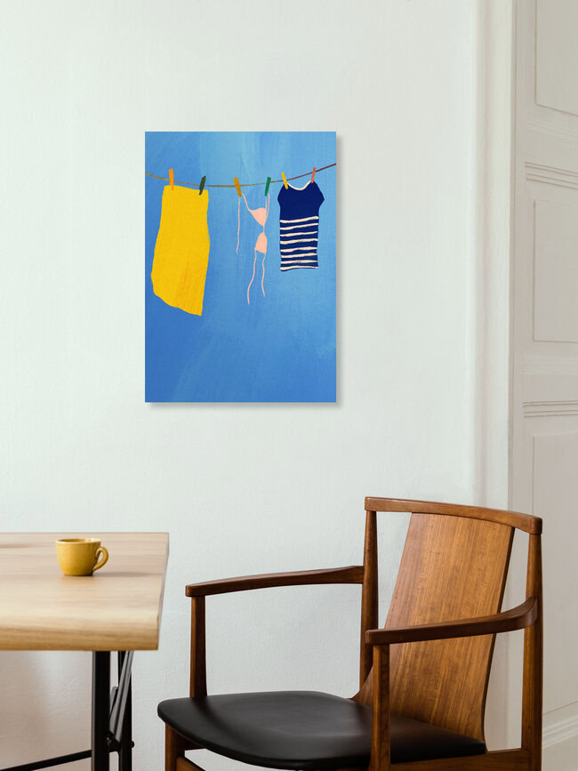 'Laundry' – Wall Art by Henry Rivers as Poster or Acrylic Glass Print