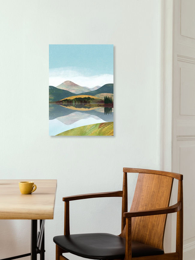 Wandbild 'Bergsee' – Kunst von Henry Rivers als Poster oder Acrylglasbild
