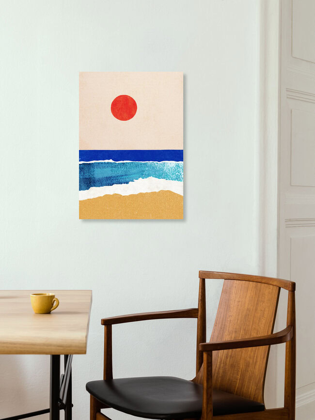 'Ocean Sunset' – Wall Art by Henry Rivers as Poster or Acrylic Glass Print