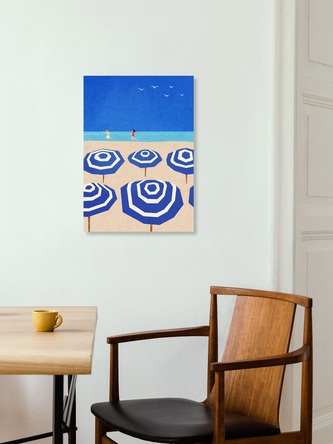 'Parasols' – Wall Art by Henry Rivers as Poster or Acrylic Glass Print