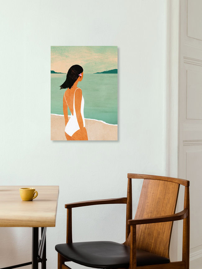 'Beach Girl VI' – Wall Art by Henry Rivers as Poster or Acrylic Glass Print