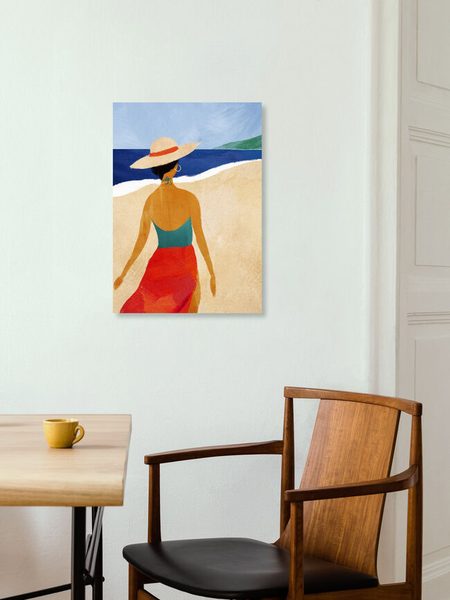 'Beach Girl V' – Wall Art by Henry Rivers as Poster or Acrylic Glass Print