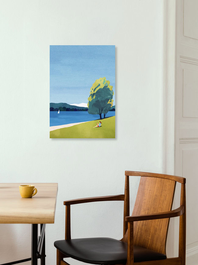 'Am Bodensee' – Wall Art by Henry Rivers as Poster or Acrylic Glass Print