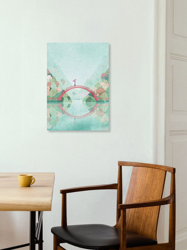 Wandbild 'Japan im Herbst' – Kunst von Henry Rivers als Poster oder Acrylglasbild