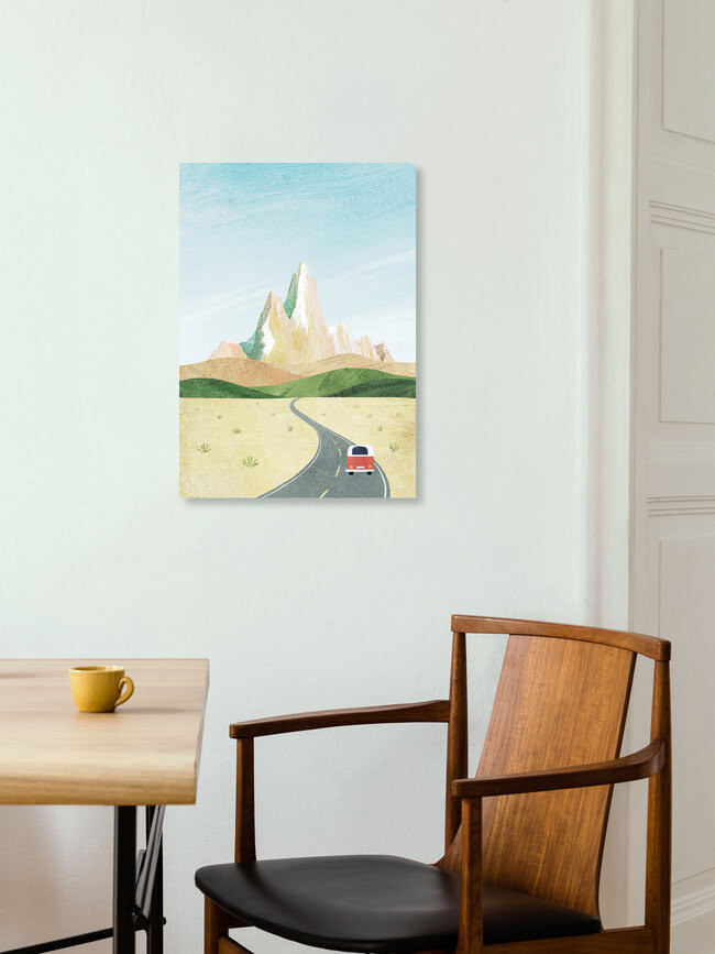 'Road to Monte Fitz Roy' – Wall Art by Henry Rivers as Poster or Acrylic Glass Print