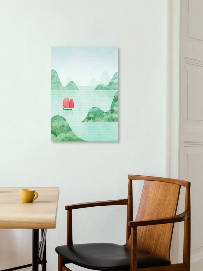Wandbild 'Halong Bay' – Kunst von Henry Rivers als Poster oder Acrylglasbild