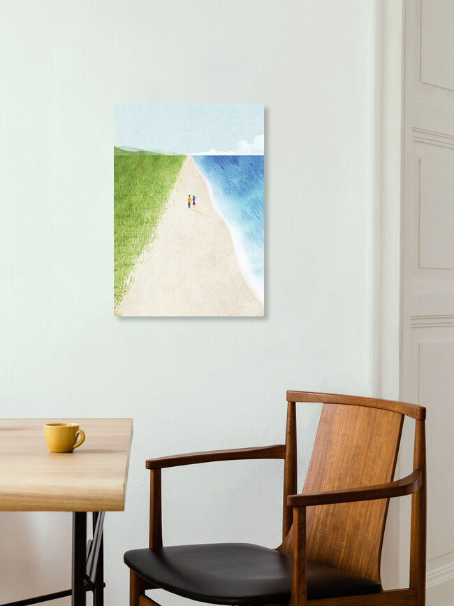 Wandbild 'Wild Beach' – Kunst von Henry Rivers als Poster oder Acrylglasbild
