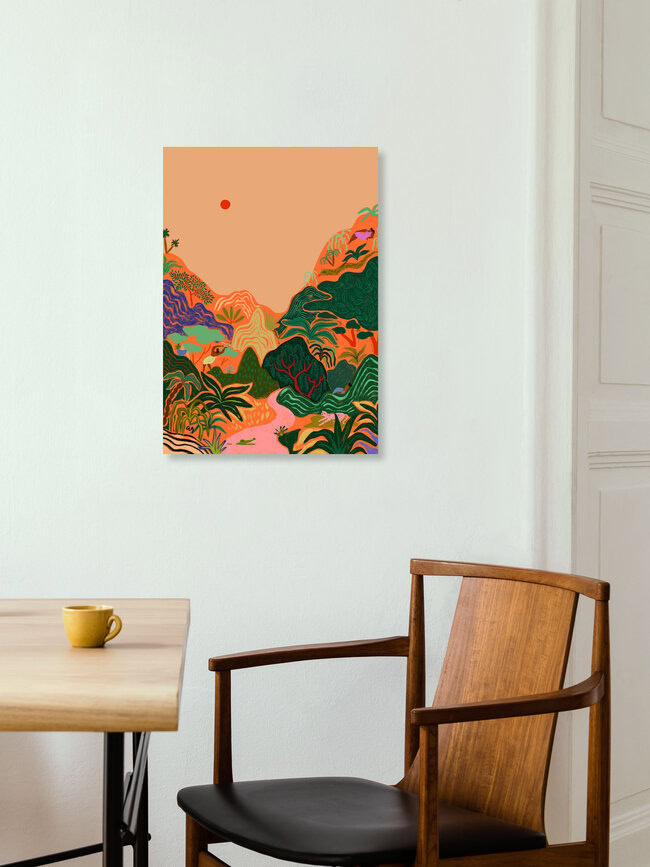 Wandbild 'Hidden Paradise' – Kunst von Arty Guava als Poster oder Acrylglasbild
