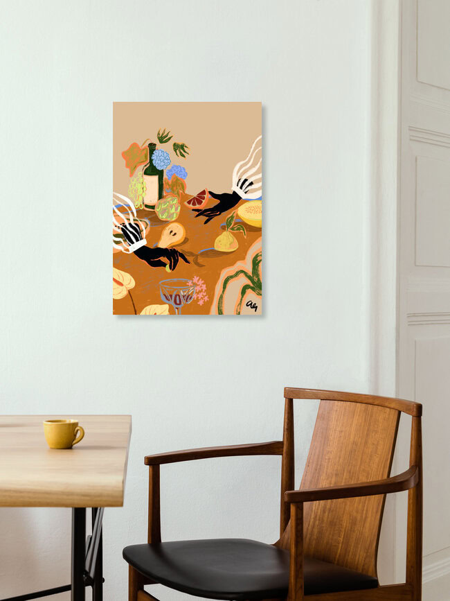 Wandbild 'Handful of Love' – Kunst von Arty Guava als Poster oder Acrylglasbild