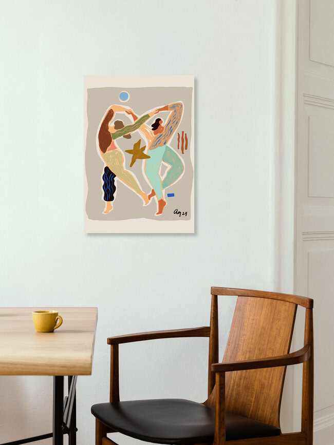 Wandbild 'Infinte Dance' – Kunst von Arty Guava als Poster oder Acrylglasbild