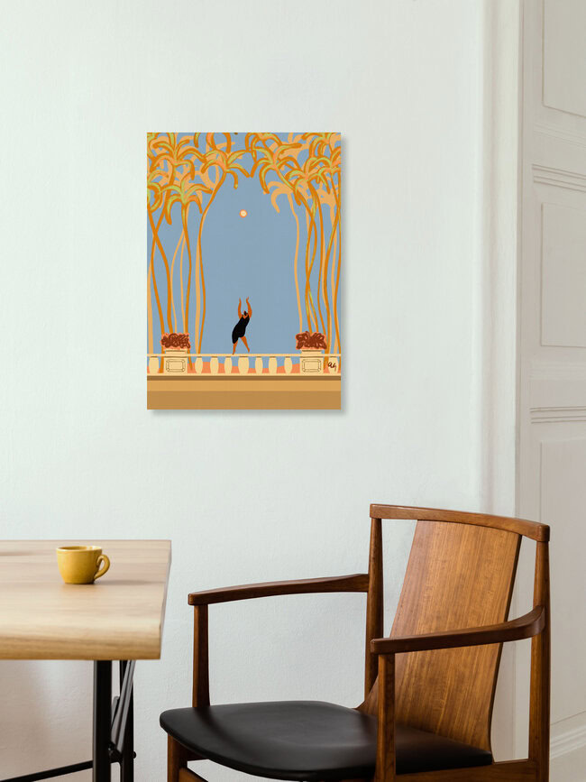 Wandbild 'Introvert Party' – Kunst von Arty Guava als Poster oder Acrylglasbild