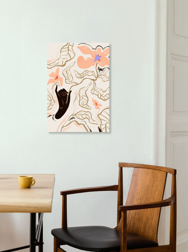 Wandbild 'Le Fleur' – Kunst von Arty Guava als Poster oder Acrylglasbild