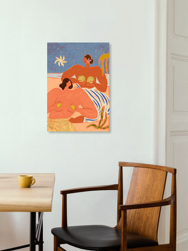 Wandbild 'Lemon and Melon' – Kunst von Arty Guava als Poster oder Acrylglasbild