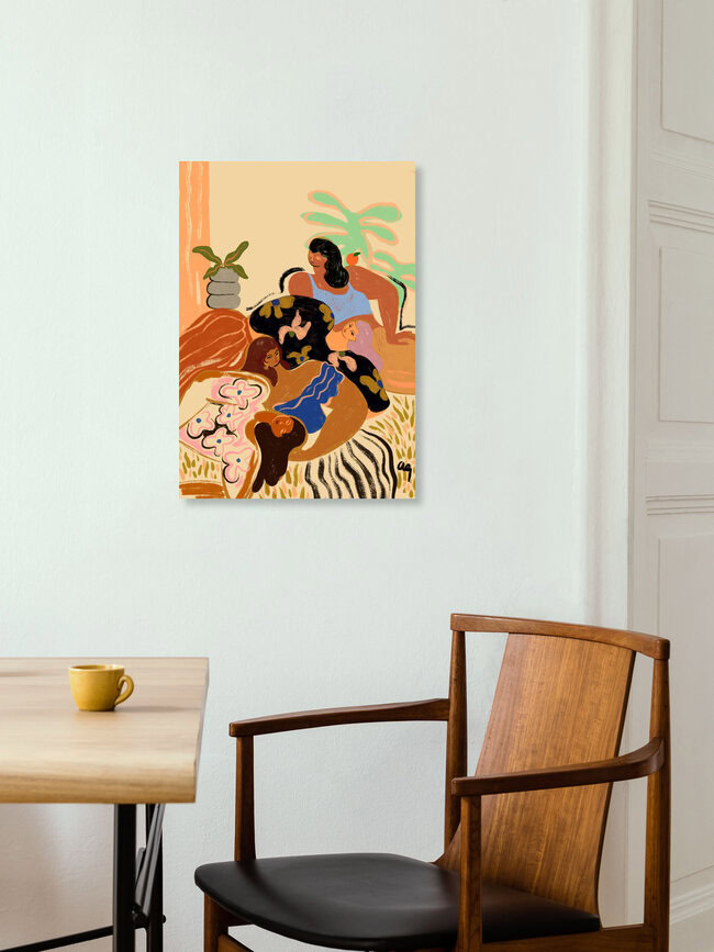 Wandbild 'Cozy Wosy' – Kunst von Arty Guava als Poster oder Acrylglasbild