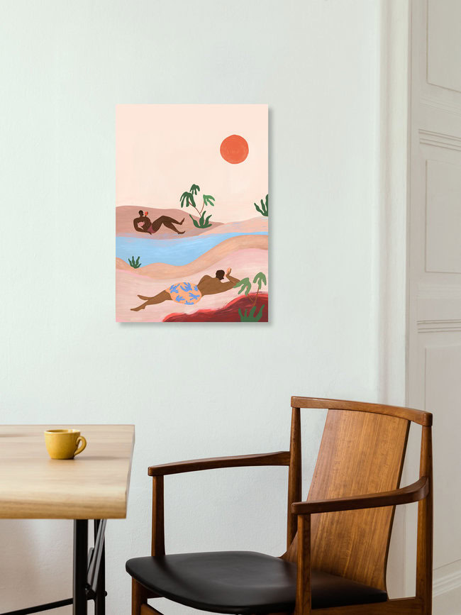 Wandbild 'Beach Please' – Kunst von Arty Guava als Poster oder Acrylglasbild