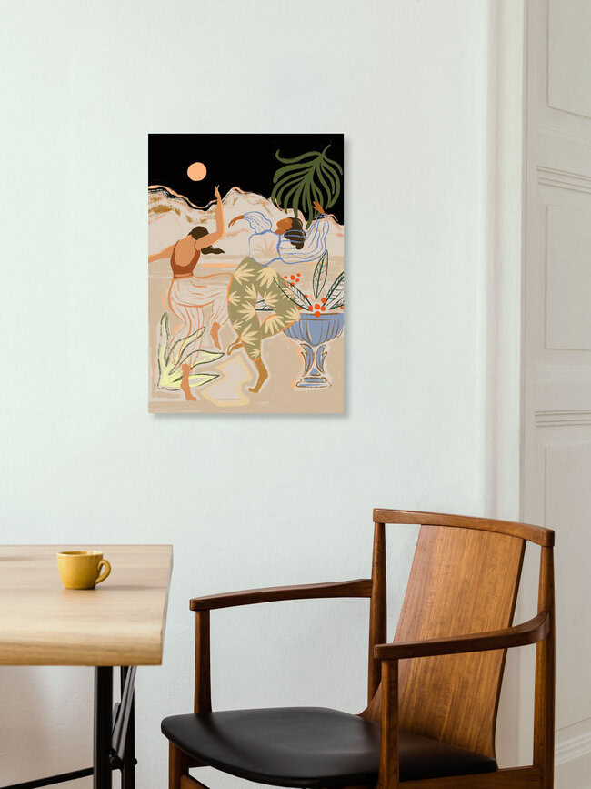 Wandbild 'Moonlight Dance' – Kunst von Arty Guava als Poster oder Acrylglasbild