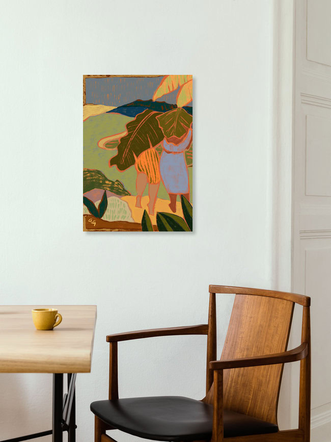 Wandbild 'Rain in May' – Kunst von Arty Guava als Poster oder Acrylglasbild