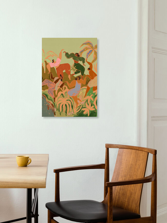Wandbild 'Spring Frolic' – Kunst von Arty Guava als Poster oder Acrylglasbild