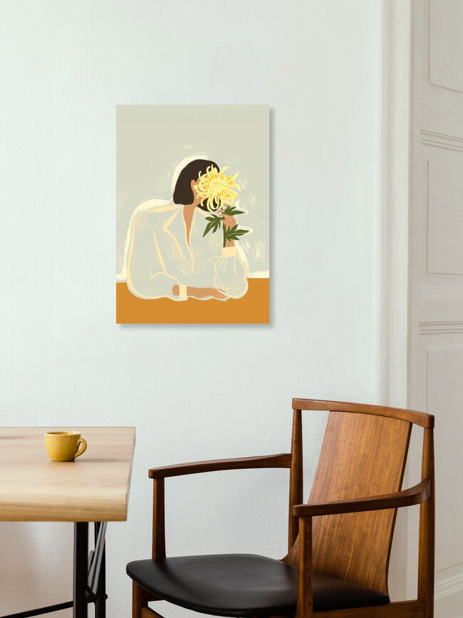 Wandbild 'The Chrysanthemum' – Kunst von Arty Guava als Poster oder Acrylglasbild