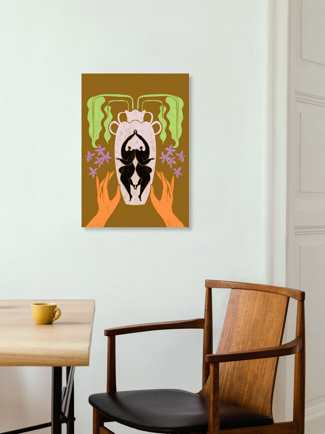 Wandbild 'Vase Better Together' – Kunst von Arty Guava als Poster oder Acrylglasbild