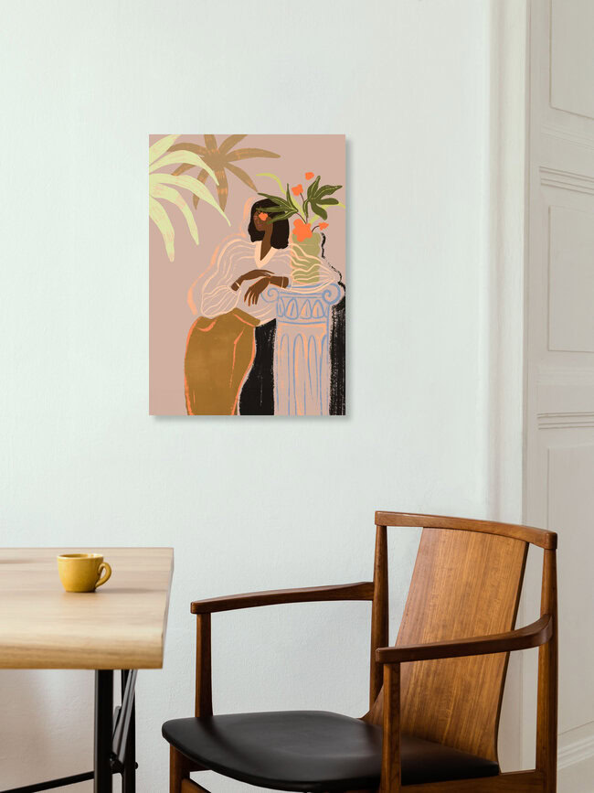Wandbild 'Waiting' – Kunst von Arty Guava als Poster oder Acrylglasbild